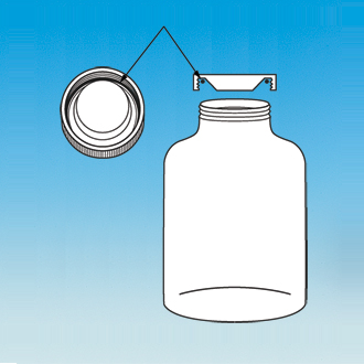 溶液瓶，螺紋頸