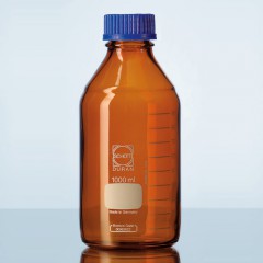 試劑瓶, 琥珀色,GL 瓶口，帶瓶蓋