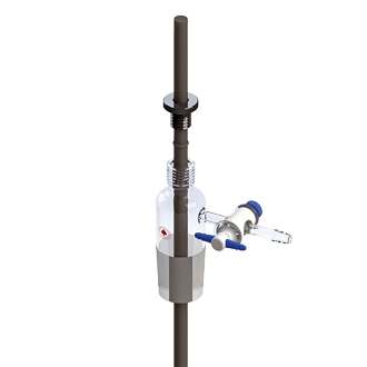 適配器,“Mini”#7/15 Ace-Thred 螺紋接口, 側(cè)帶軟管接口