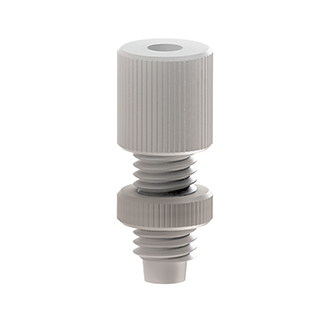 終端適配器, 適合Michel-Miller 柱色譜,NPT 到Ace-Thred